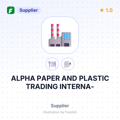 ALPHA PAPER AND PLASTIC TRADING INTERNA- – summary card, no photo uploaded yet