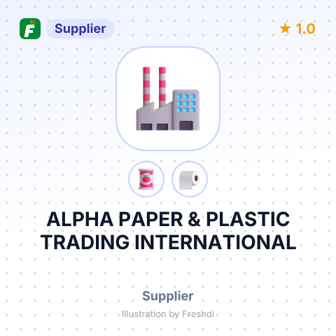 ALPHA PAPER & PLASTIC TRADING INTERNATIONAL – summary card, no photo uploaded yet