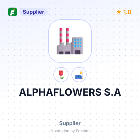 ALPHAFLOWERS S.A – summary card, no photo uploaded yet