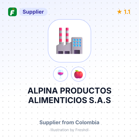 ALPINA PRODUCTOS ALIMENTICIOS S.A.S – summary card, no photo uploaded yet