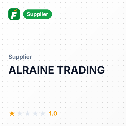 ALRAINE TRADING – summary card, no photo uploaded yet