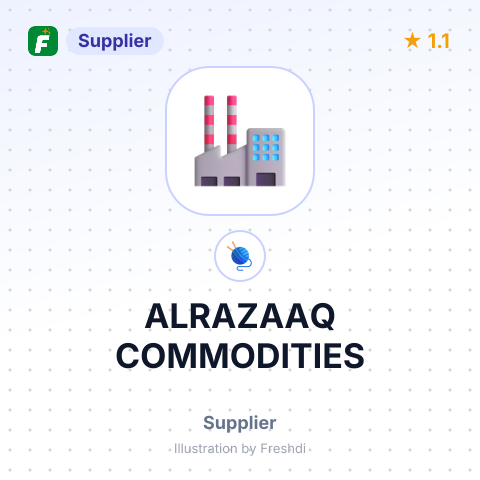 ALRAZAAQ COMMODITIES – summary card, no photo uploaded yet