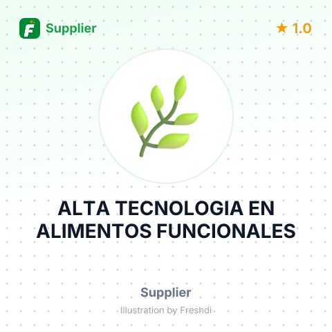 ALTA TECNOLOGIA EN ALIMENTOS FUNCIONALES – summary card, no photo uploaded yet