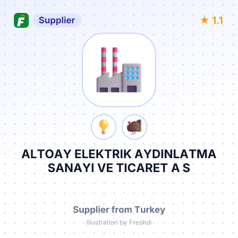 ALTOAY ELEKTRIK AYDINLATMA SANAYI VE TICARET A S – summary card, no photo uploaded yet