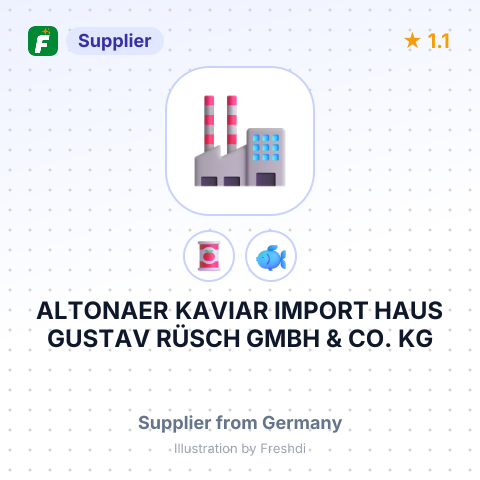 ALTONAER KAVIAR IMPORT HAUS GUSTAV RÜSCH GMBH & CO. KG – summary card, no photo uploaded yet