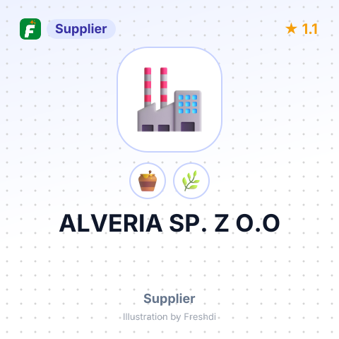 ALVERIA SP. Z O.O – summary card, no photo uploaded yet