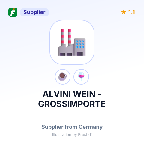 ALVINI WEIN - GROSSIMPORTE – summary card, no photo uploaded yet