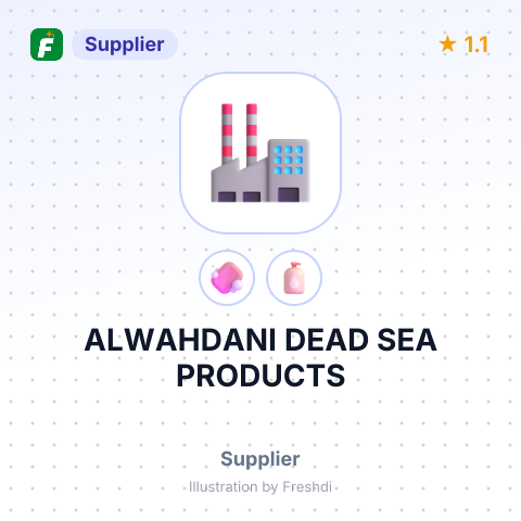 ALWAHDANI DEAD SEA PRODUCTS – summary card, no photo uploaded yet