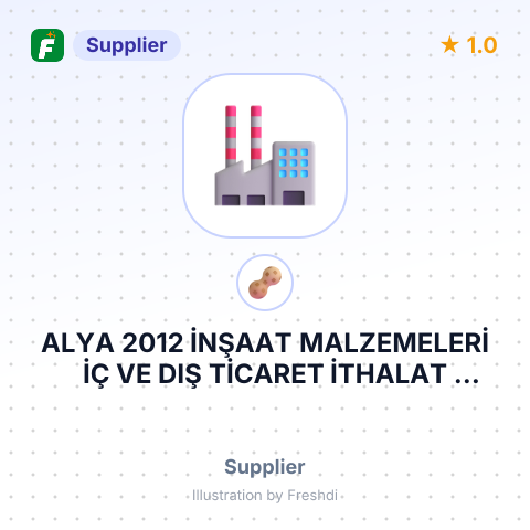 ALYA 2012 İNŞAAT MALZEMELERİ İÇ VE DIŞ TİCARET İTHALAT İHRACAT LİMİTED ŞİRKETİ – summary card, no photo uploaded yet