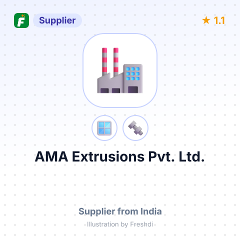 AMA Extrusions Pvt. Ltd. – summary card, no photo uploaded yet
