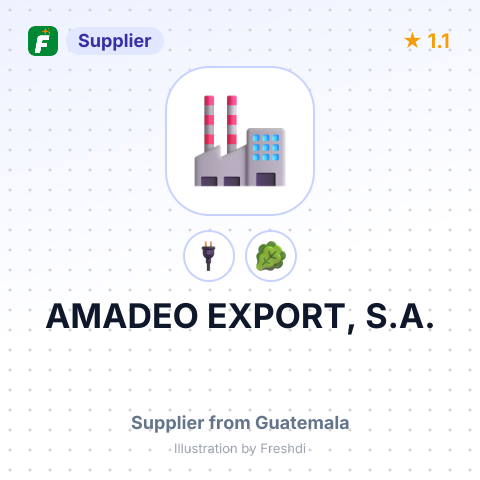 AMADEO EXPORT, S.A. – summary card, no photo uploaded yet