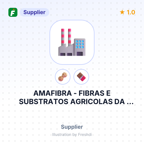 AMAFIBRA - FIBRAS E SUBSTRATOS AGRICOLAS DA AMAZONIA LTDA – summary card, no photo uploaded yet