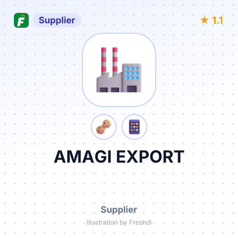 AMAGI EXPORT – summary card, no photo uploaded yet