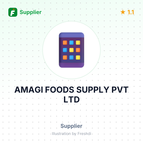 AMAGI FOODS SUPPLY PVT LTD – summary card, no photo uploaded yet