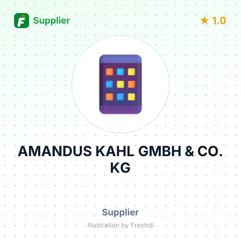AMANDUS KAHL GMBH & CO. KG – summary card, no photo uploaded yet