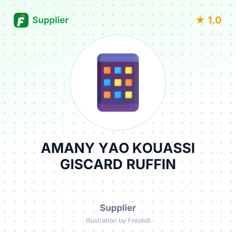 AMANY YAO KOUASSI GISCARD RUFFIN – summary card, no photo uploaded yet
