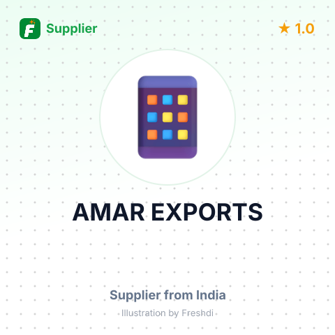 AMAR EXPORTS – summary card, no photo uploaded yet