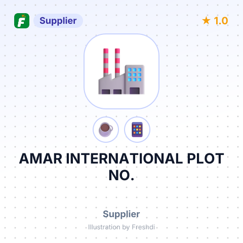 AMAR INTERNATIONAL PLOT NO. – summary card, no photo uploaded yet