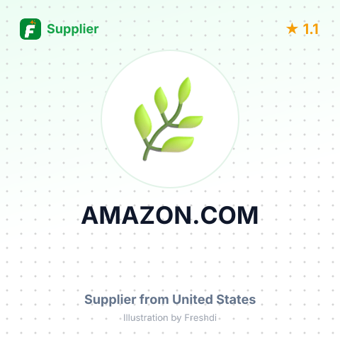 AMAZON.COM – summary card, no photo uploaded yet