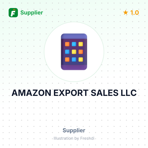 AMAZON EXPORT SALES LLC – summary card, no photo uploaded yet