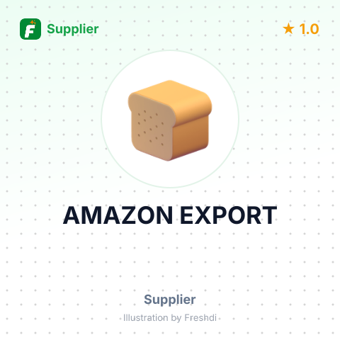AMAZON EXPORT – summary card, no photo uploaded yet