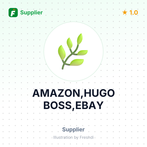 AMAZON,HUGO BOSS,EBAY – summary card, no photo uploaded yet
