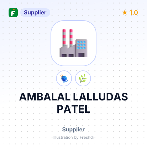 AMBALAL LALLUDAS PATEL – summary card, no photo uploaded yet