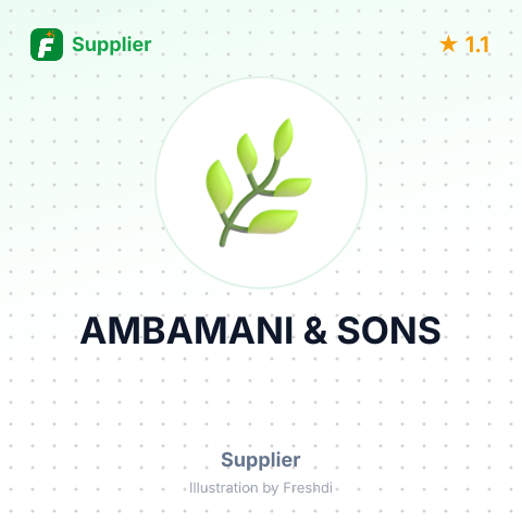 AMBAMANI & SONS – summary card, no photo uploaded yet
