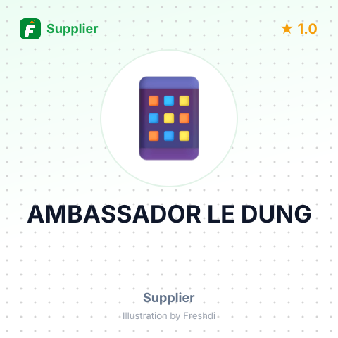 AMBASSADOR LE DUNG – summary card, no photo uploaded yet