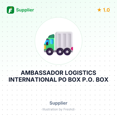 AMBASSADOR LOGISTICS INTERNATIONAL PO BOX P.O. BOX – summary card, no photo uploaded yet