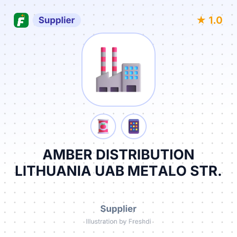 AMBER DISTRIBUTION LITHUANIA UAB METALO STR. – summary card, no photo uploaded yet
