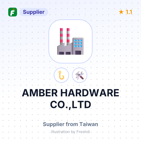 AMBER HARDWARE CO.,LTD – summary card, no photo uploaded yet