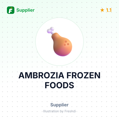 AMBROZIA FROZEN FOODS – summary card, no photo uploaded yet