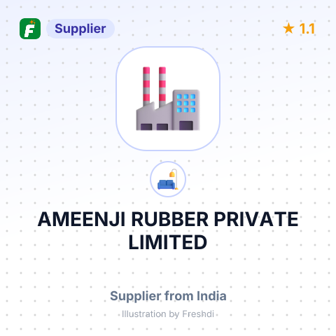 AMEENJI RUBBER PRIVATE LIMITED – summary card, no photo uploaded yet