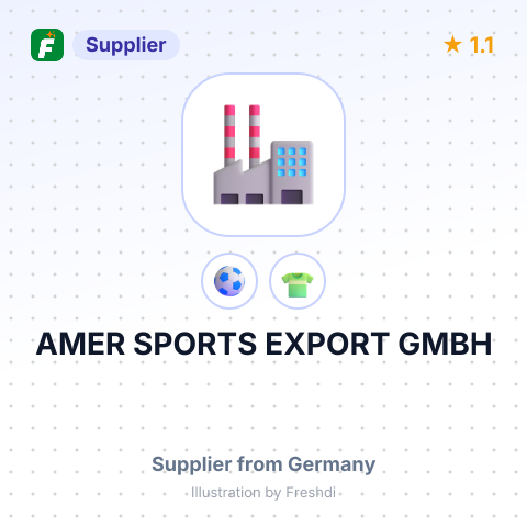 AMER SPORTS EXPORT GMBH – summary card, no photo uploaded yet
