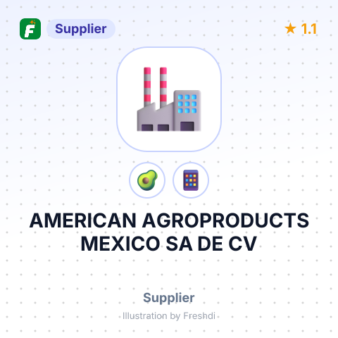 AMERICAN AGROPRODUCTS MEXICO SA DE CV – summary card, no photo uploaded yet