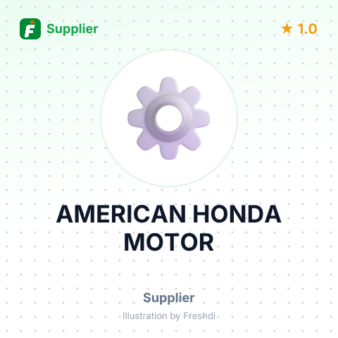 AMERICAN HONDA MOTOR – summary card, no photo uploaded yet