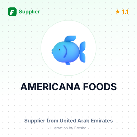 AMERICANA FOODS – summary card, no photo uploaded yet