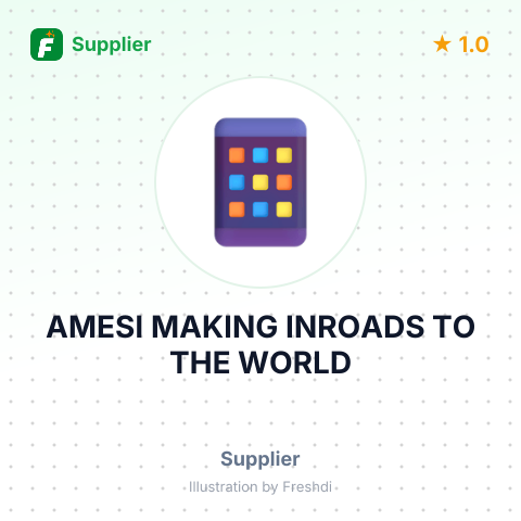 AMESI MAKING INROADS TO THE WORLD – summary card, no photo uploaded yet