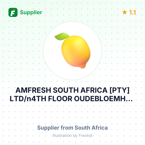 AMFRESH SOUTH AFRICA [PTY] LTD/n4TH FLOOR OUDEBLOEMHOF BUILDING/nSTELLENBOSCH – summary card, no photo uploaded yet