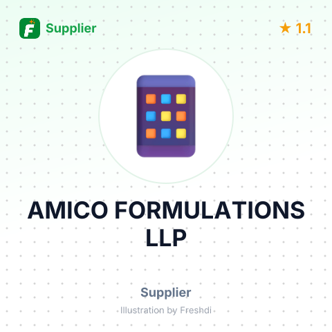 AMICO FORMULATIONS LLP – summary card, no photo uploaded yet