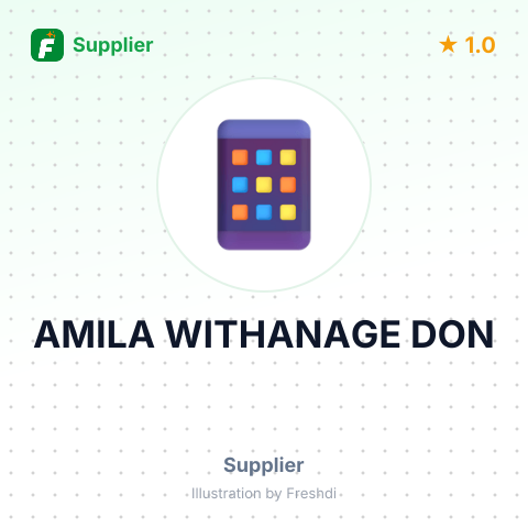 AMILA WITHANAGE DON – summary card, no photo uploaded yet