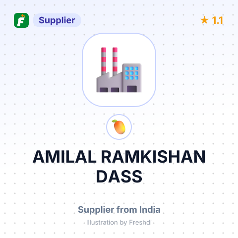 AMILAL RAMKISHAN DASS – summary card, no photo uploaded yet