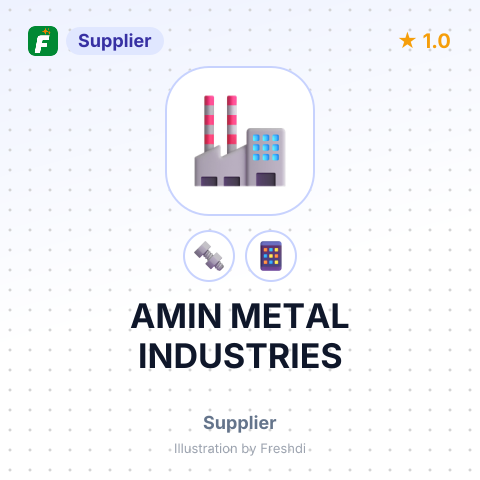 AMIN METAL INDUSTRIES – summary card, no photo uploaded yet