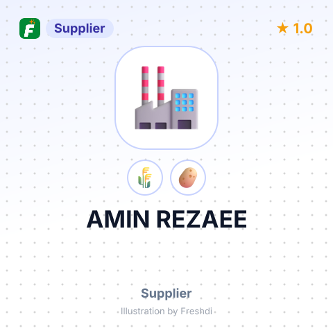 AMIN REZAEE – summary card, no photo uploaded yet