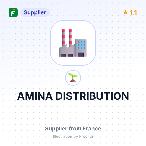 AMINA DISTRIBUTION – summary card, no photo uploaded yet