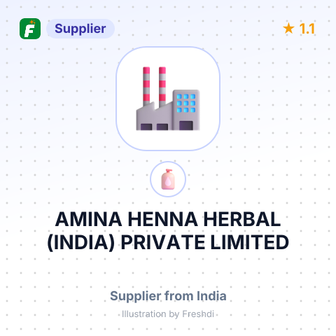 AMINA HENNA HERBAL (INDIA) PRIVATE LIMITED – summary card, no photo uploaded yet