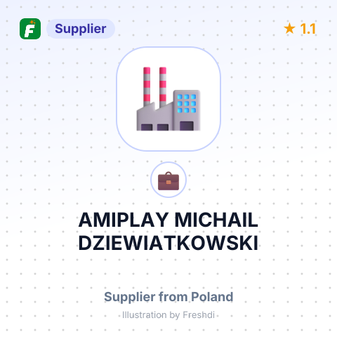 AMIPLAY MICHAIL DZIEWIATKOWSKI – summary card, no photo uploaded yet