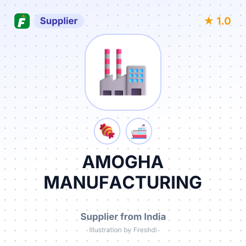 AMOGHA MANUFACTURING – summary card, no photo uploaded yet