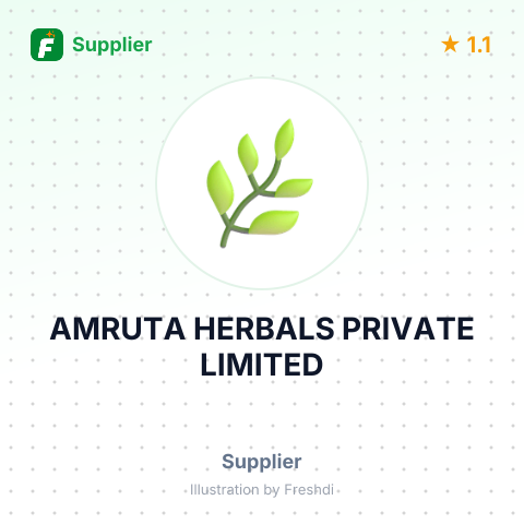 AMRUTA HERBALS PRIVATE LIMITED – summary card, no photo uploaded yet